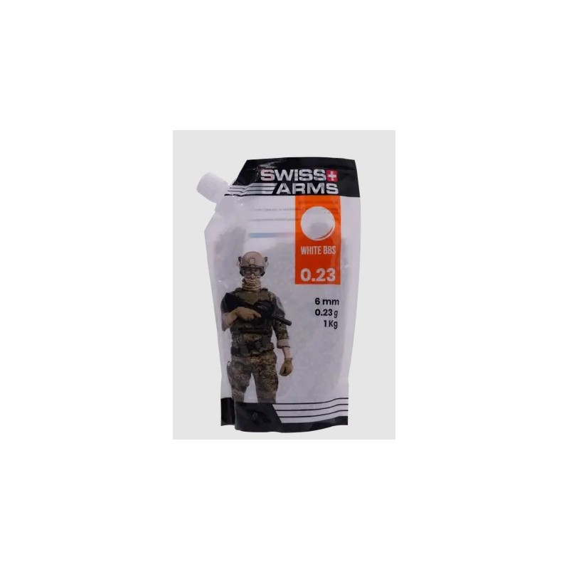 AIRSOFT BB KROGLICE SWISS ARMS 0.23G 1KG