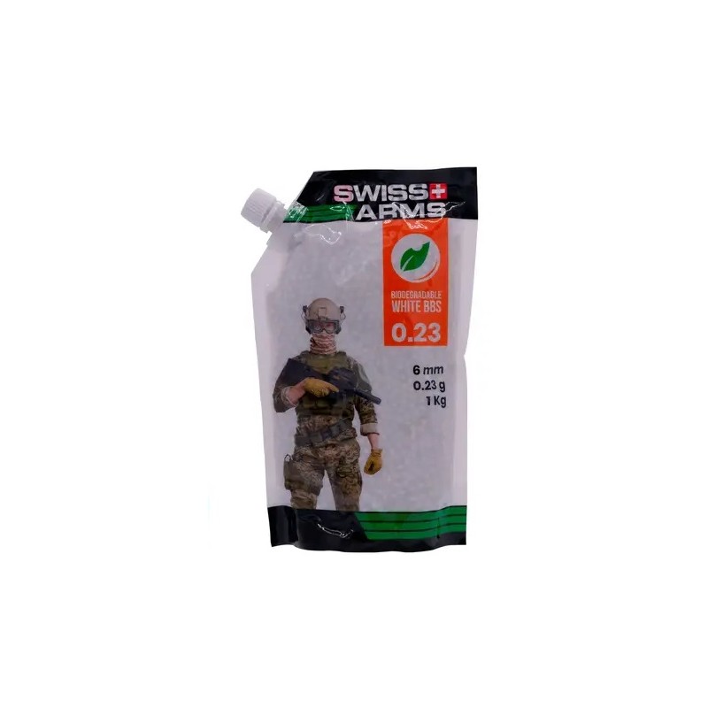 AIRSOFT BB KROGLICE SWISS ARMS 0.23G BIO 1KG